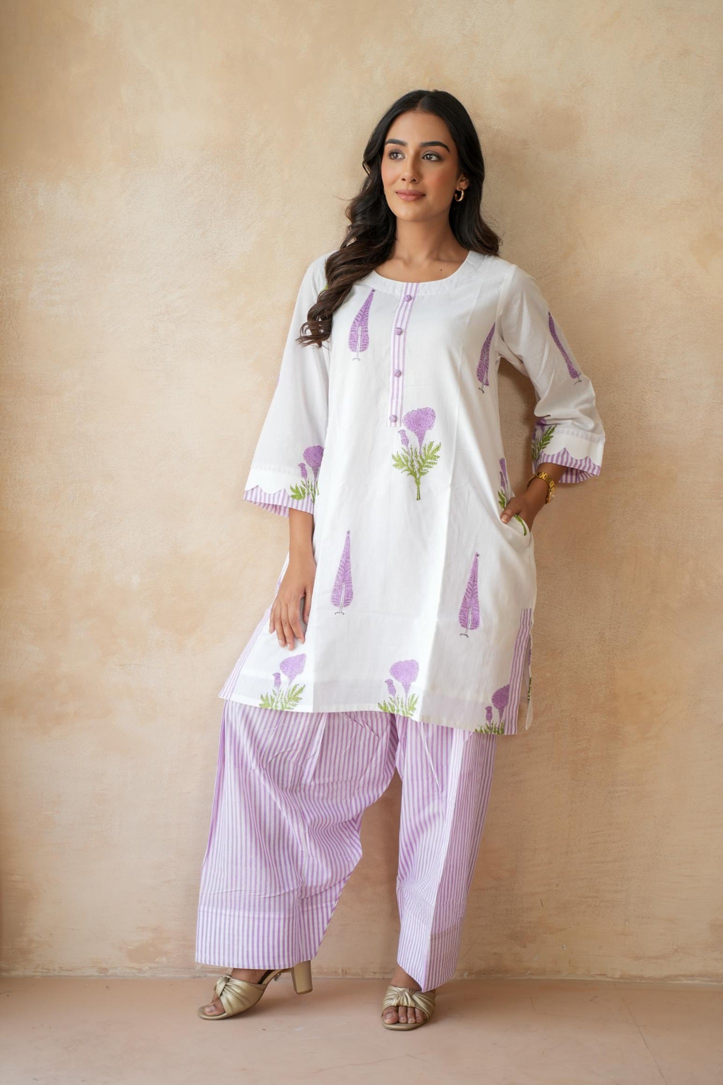 Firoza Farshi Kurta Set