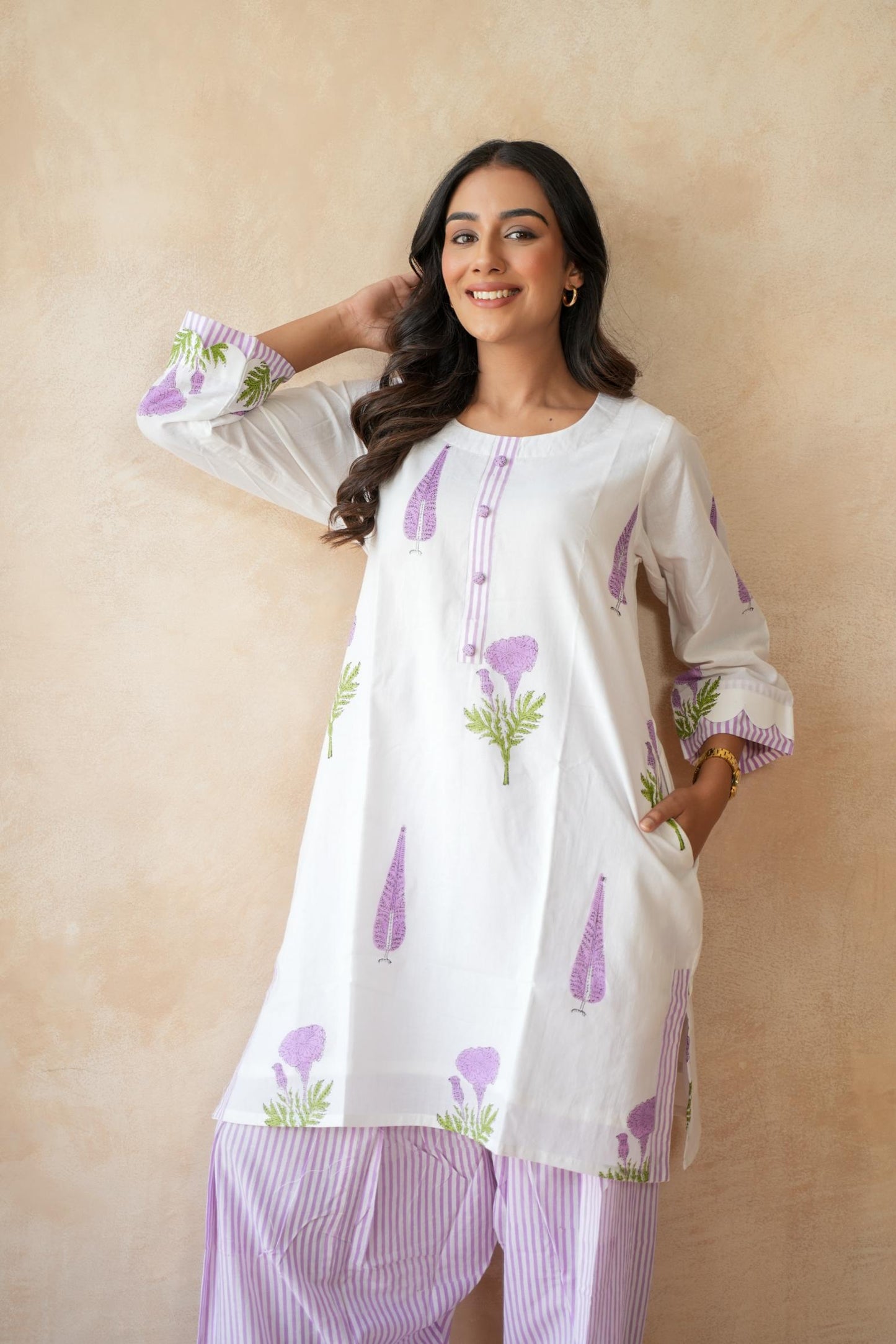 Firoza Farshi Kurta Set