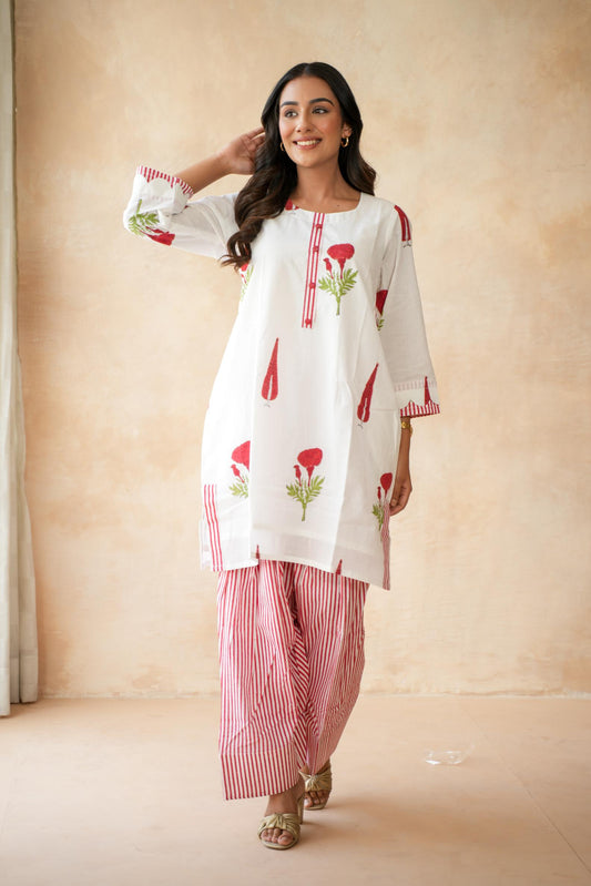 Gulnaar Farshi Kurta Set