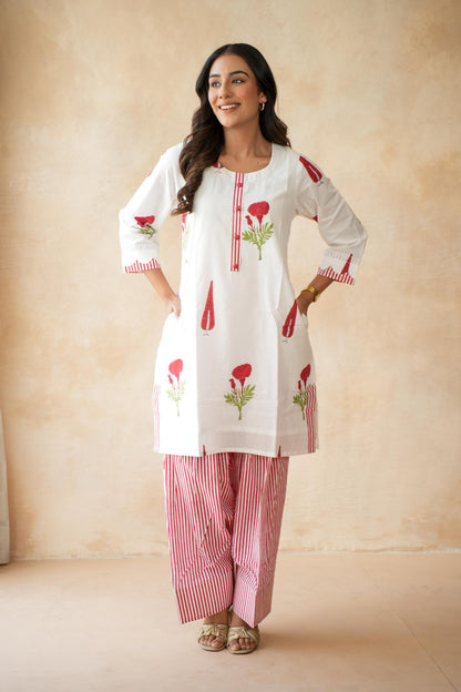 Gulnaar Farshi Kurta Set