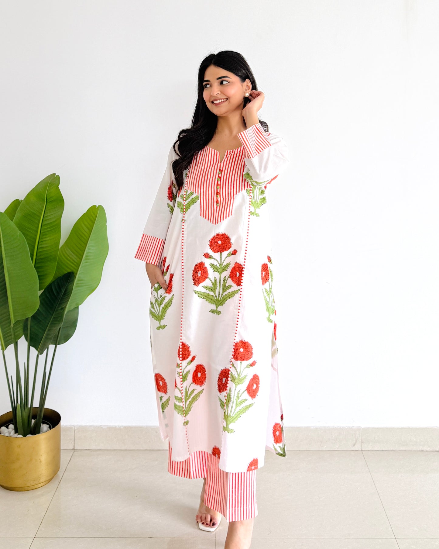 Naarangi Farshi Kurta Set