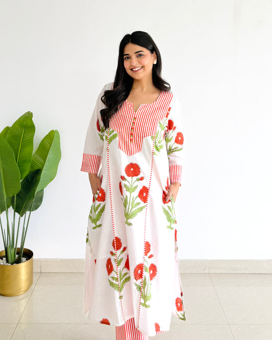 Naarangi Farshi Kurta Set