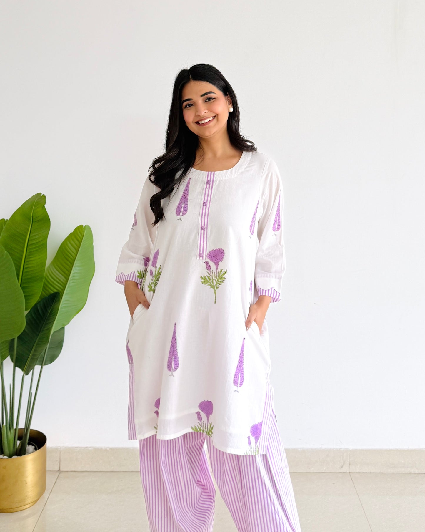 Firoza Farshi Kurta Set